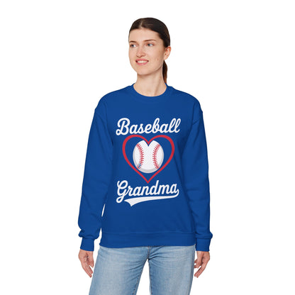 Baseball Grandma Women Baseball Heart Mothers Day Sweatshirt