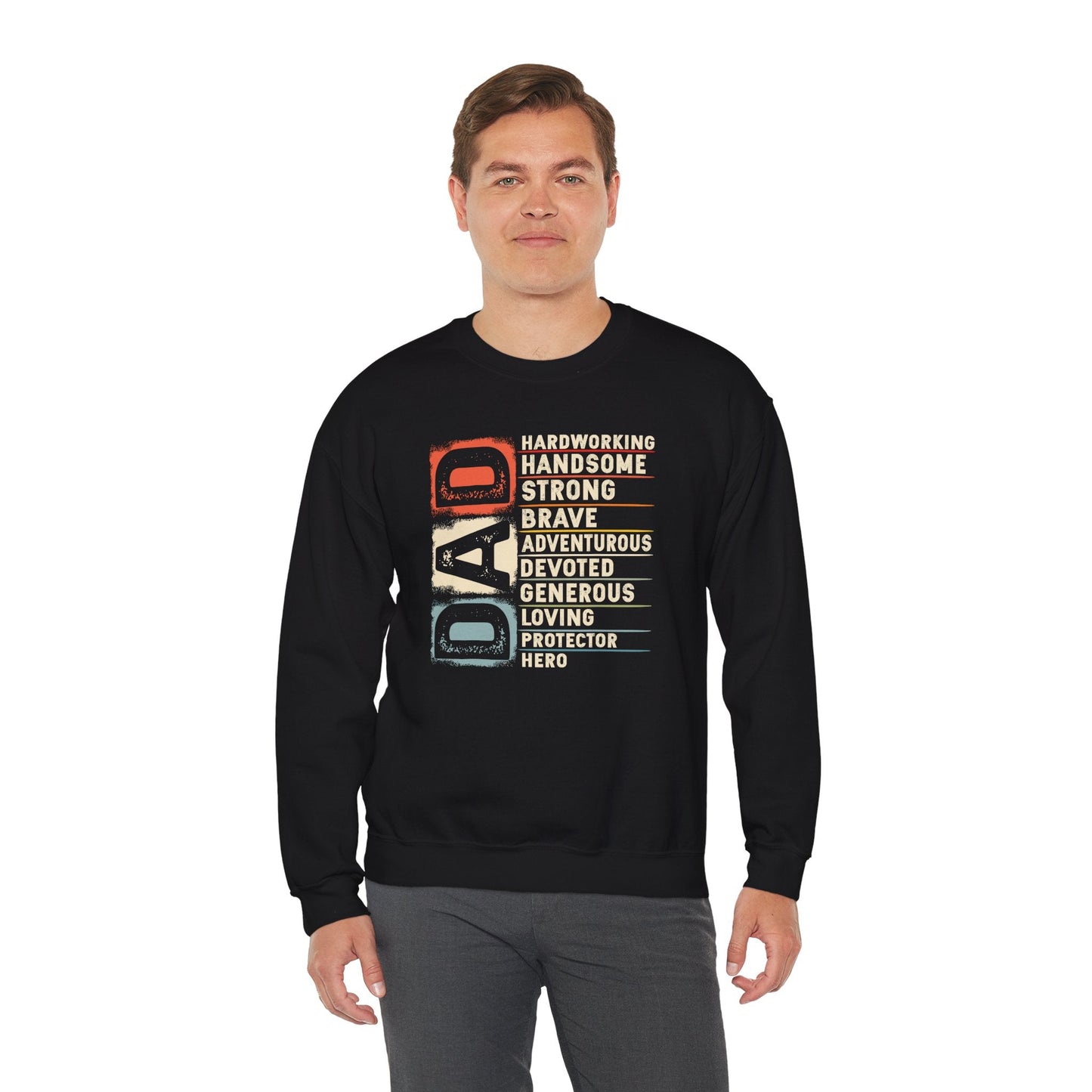 Vintage Funny Definition of Dad Retro Meme Joke Father's Day Sweatshirt