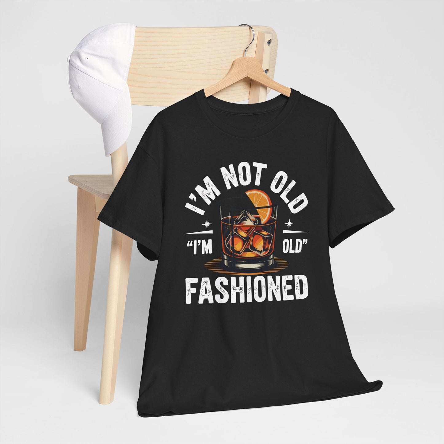 I'm Not Old I'm Old Fashioned Classic Whiskey Lover Vintage T-Shirt