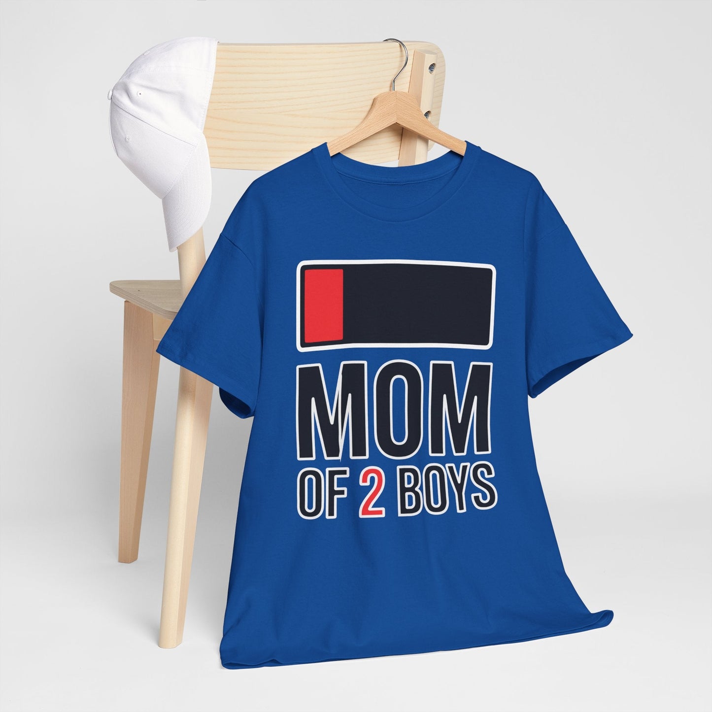 Mom of 2 Boys Gift from Son Mothers Day Birthday Women T-Shirt