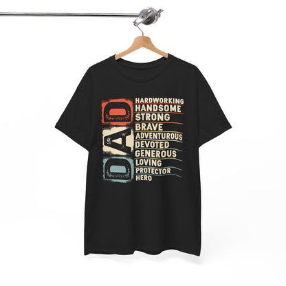 Vintage Funny Definition of Dad Retro Meme Joke Father's Day T-Shirt