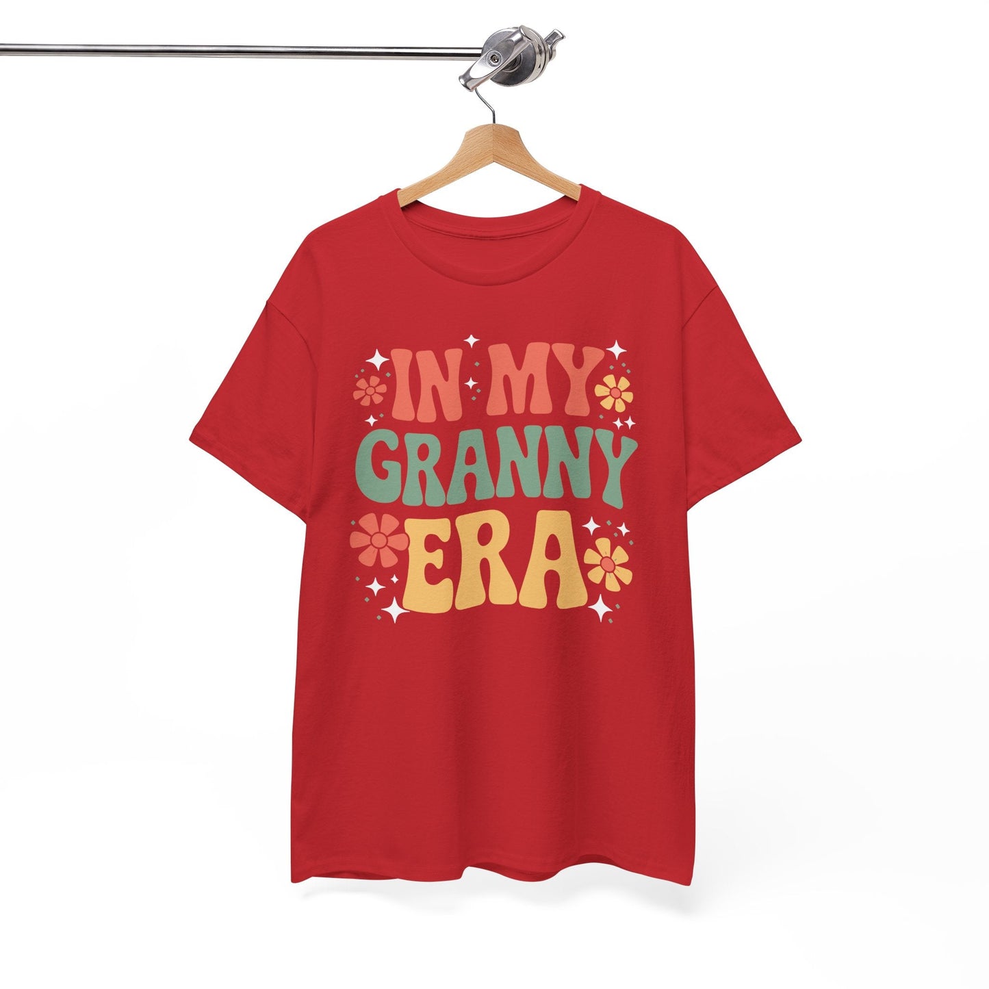In My Granny Era Funny Sarcastic Groovy Retro Mothers Day T-Shirt