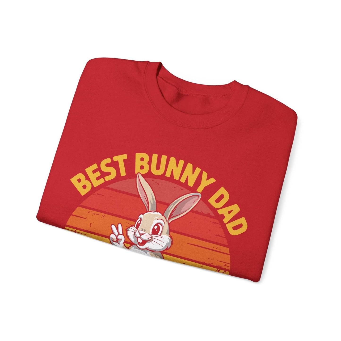Best Bunny Dad Ever Funny Rabbit Lover Dad Gift Sweatshirt for Pet Owners