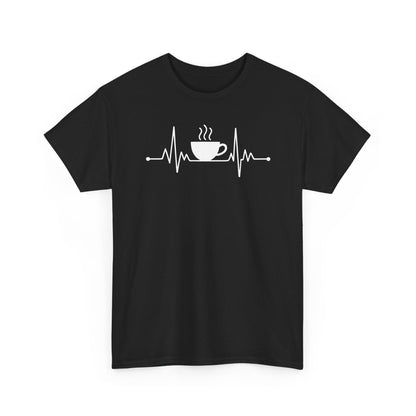 Coffee Heartbeat Drinking Coffee T-Shirt