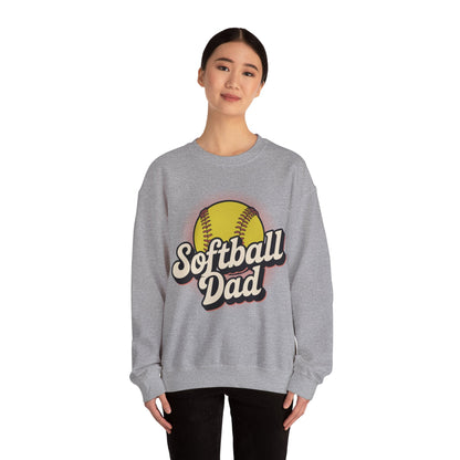 Funny Fathers Day Softball Dad Gift From Daughter Son Wife Sweatshirt