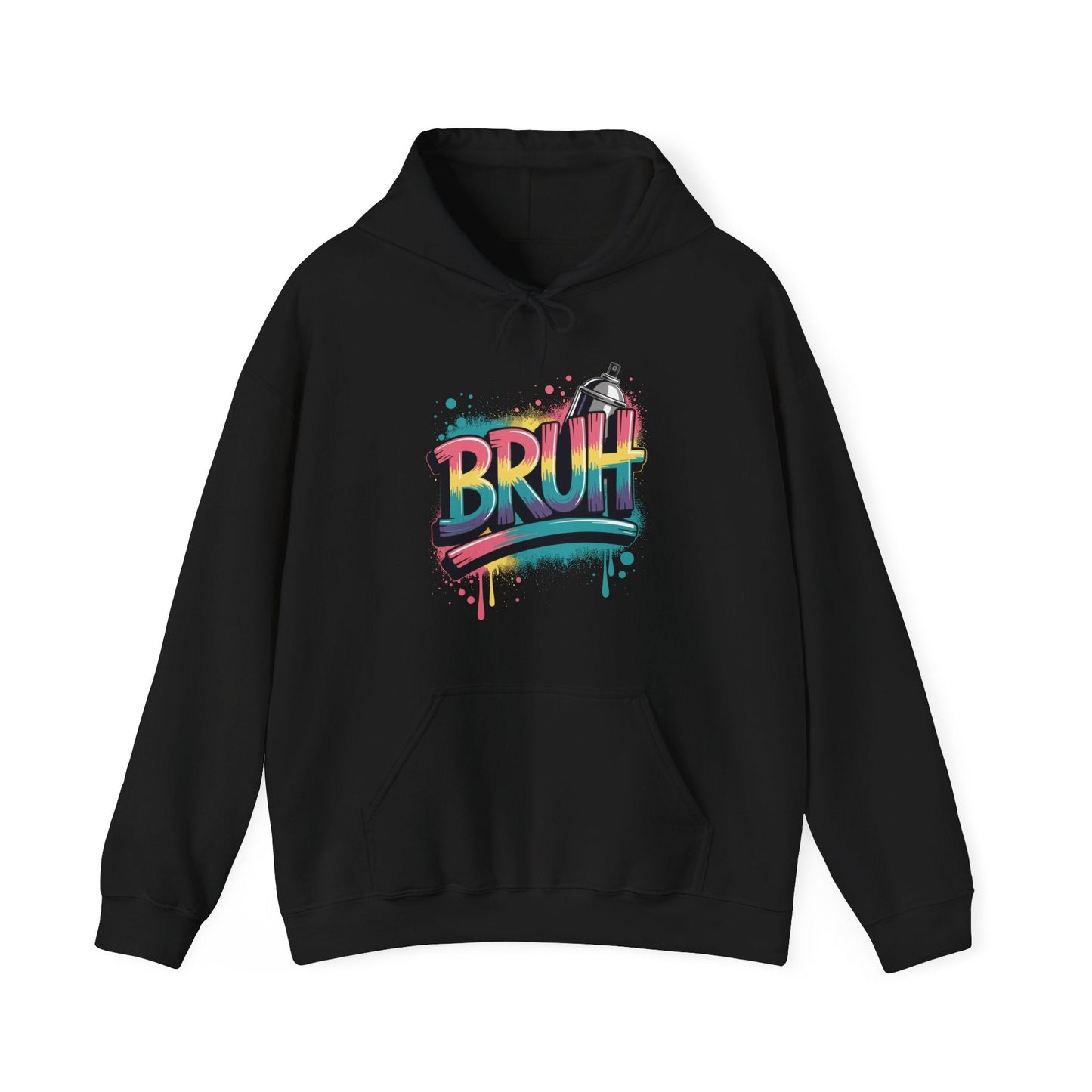 Bruh Graffiti Funny Saying Street Art Meme Men Boys Kids Hoodie