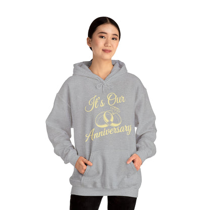 It's Our Anniversary Shirts for Married Couples Husband Wife Hoodie