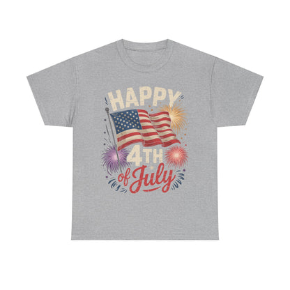 Happy 4th Of July Patriotic American US Flag 4th Of July T-Shirt