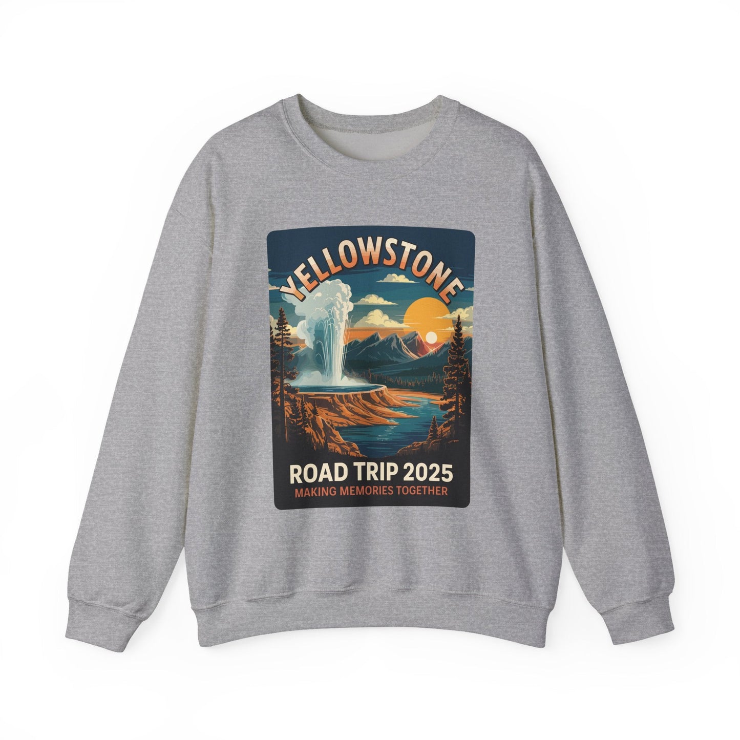 Yellowstone Family Road Trip 2025 National Park Outdoor Sweatshirt