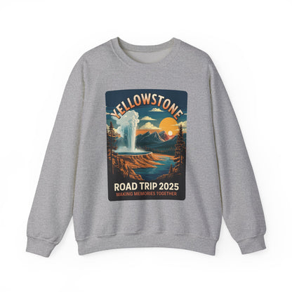 Yellowstone Family Road Trip 2025 National Park Outdoor Sweatshirt
