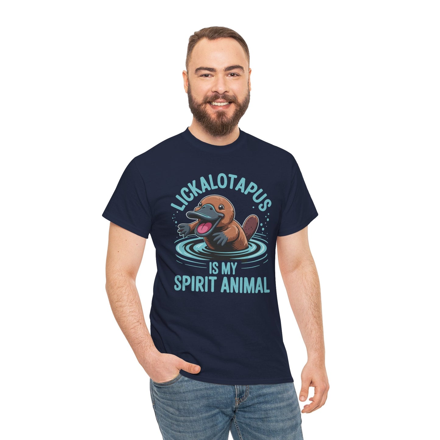 Vintage Funny Lickalottapus Is My Spirit Animal Lovers Meme T-Shirt