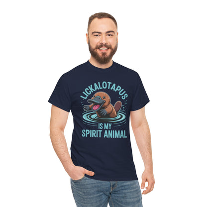 Vintage Funny Lickalottapus Is My Spirit Animal Lovers Meme T-Shirt