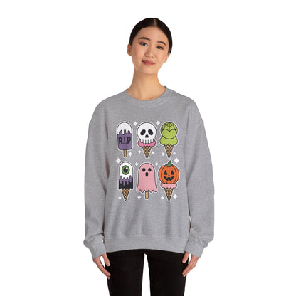 Horror Movie Summer Popsicle Halloween Ice Cream Summer-ween Sweatshirt for Men Women