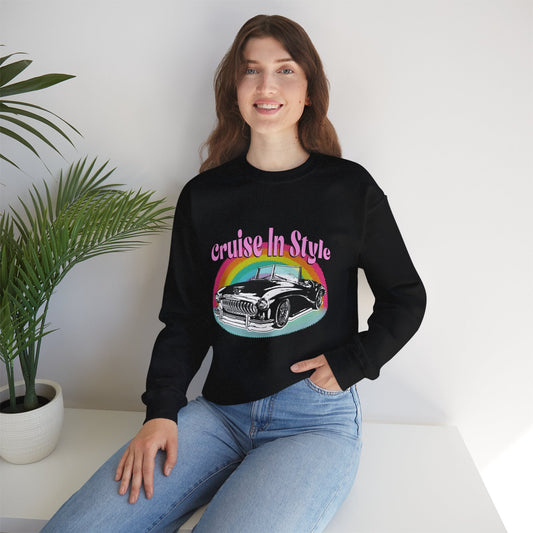 Cruise In Style Car Lovers Sweatshirt