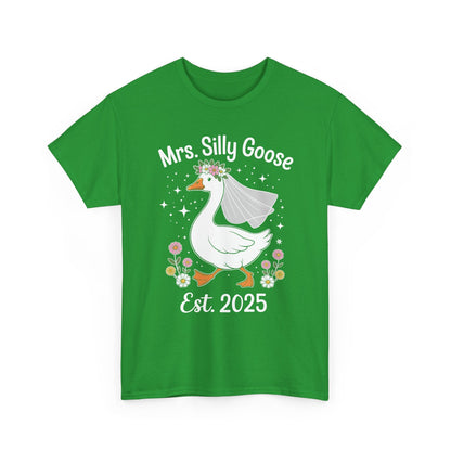 Mrs. Silly Goose Couple Matching Wedding Funny Bride to Be T-Shirt