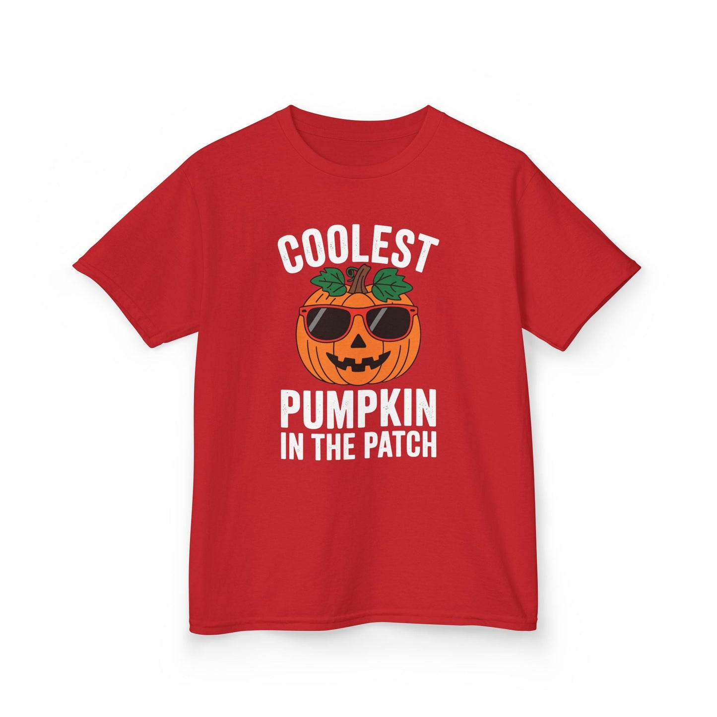 Kids Coolest Pumpkin In The Patch Halloween For Boys Girls T-Shirt