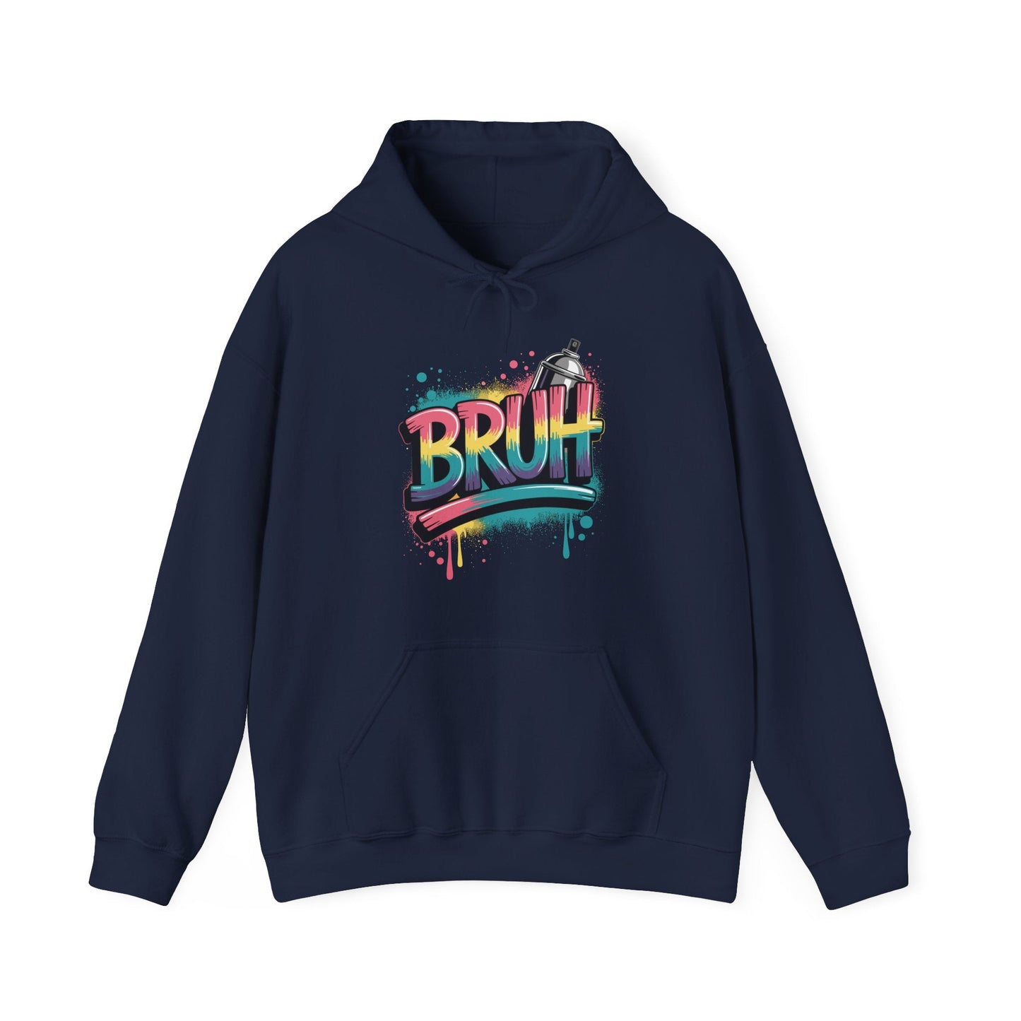 Bruh Graffiti Funny Saying Street Art Meme Men Boys Kids Hoodie