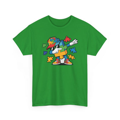 Dabbing Puzzle Autism Awareness T-Shirt
