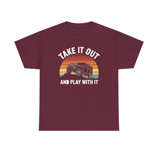 Catch Some Rays Vintage Retro Take It Out And Play T-Shirt