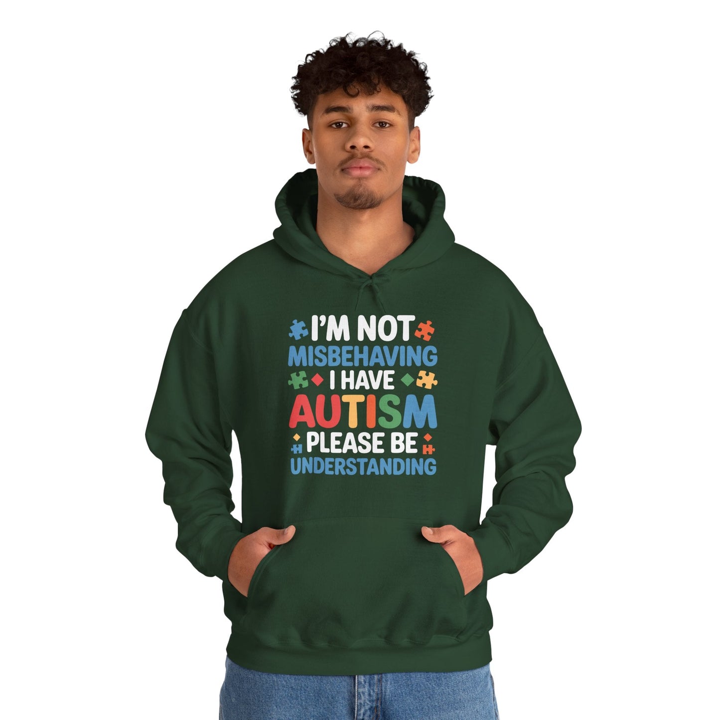 Autism Awareness I'm Not Misbehaving I Have Autism Hoodie