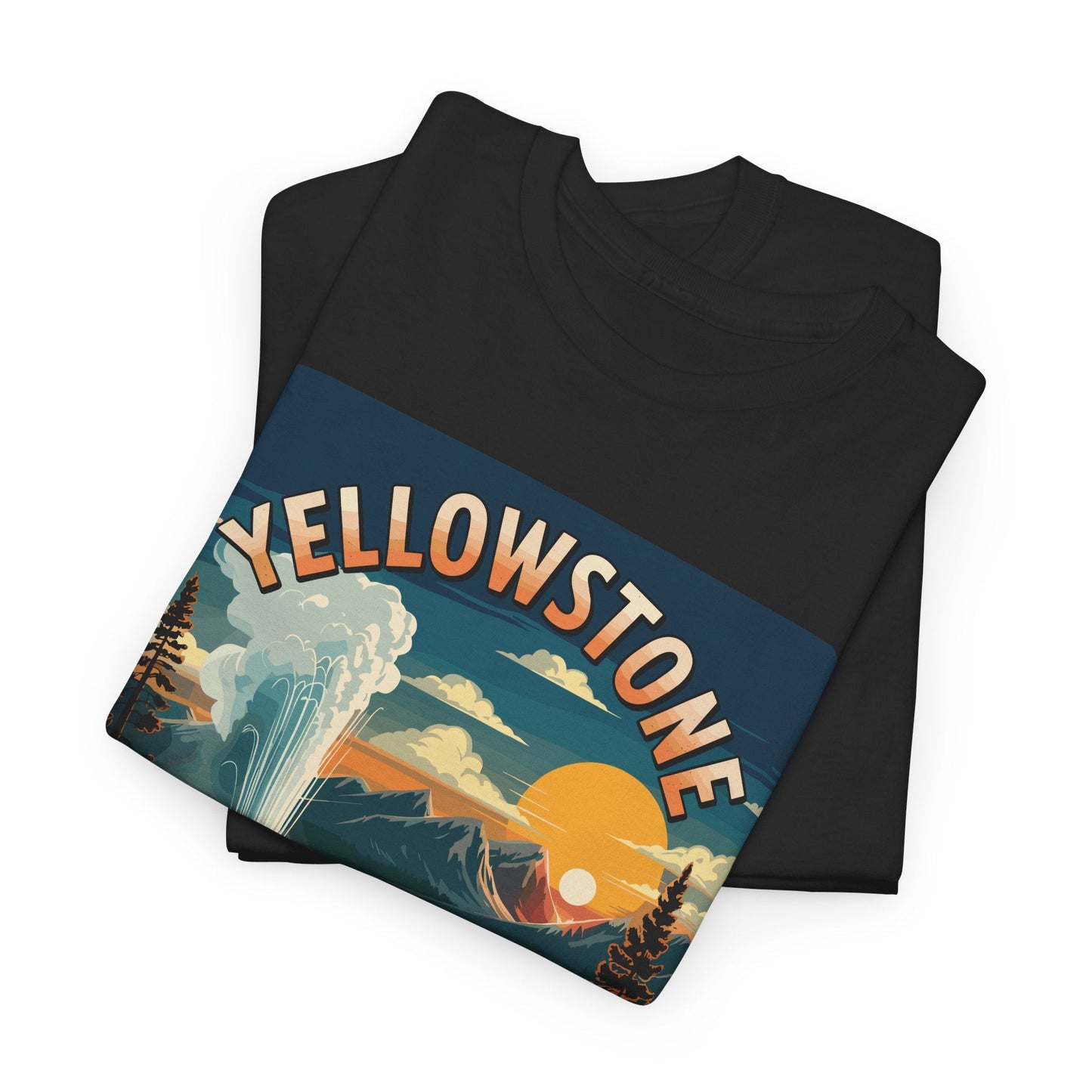 Yellowstone Family Road Trip 2025 National Park Outdoor T-Shirt