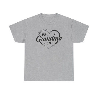 Promoted to Grandma Est 2025 Soon to be Grandma Mothers Day T-Shirt