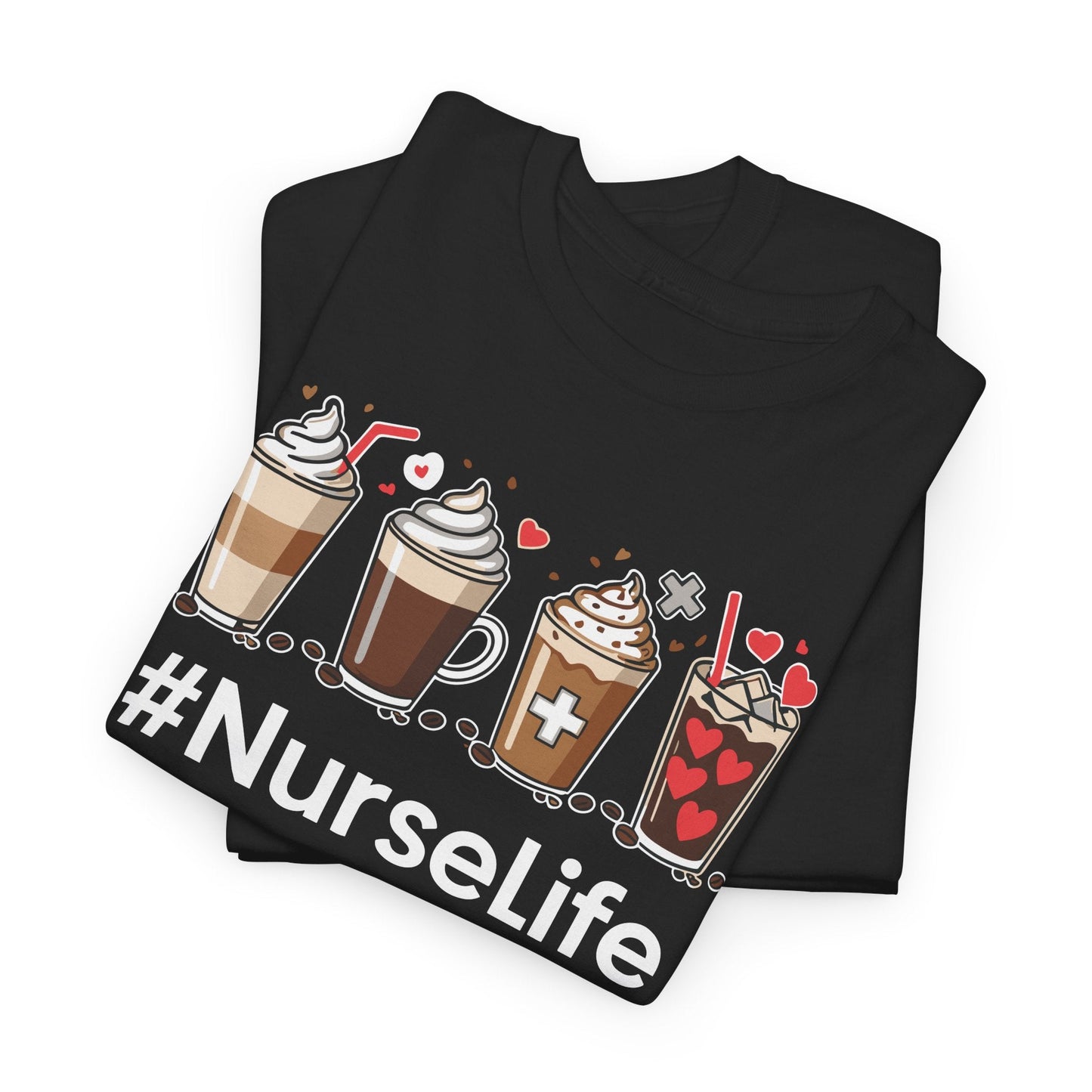 Nurse Life Funny Coffee Nurses Fuel Registered Nurse Medical T-Shirt