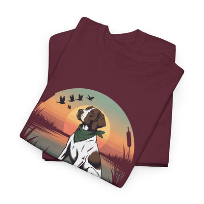 Local Boy Hunting Dog Vintage Sunset Hunting Season T-Shirt