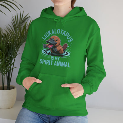 Vintage Funny Lickalottapus Is My Spirit Animal Lovers Meme Hoodie