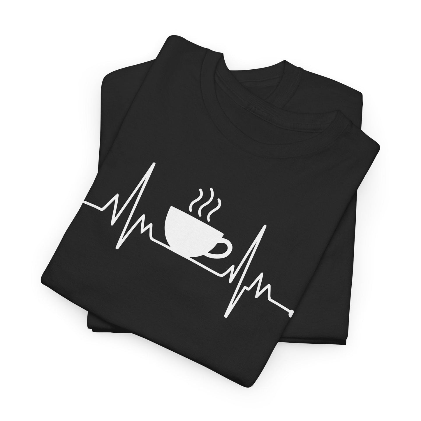 Coffee Heartbeat Drinking Coffee T-Shirt