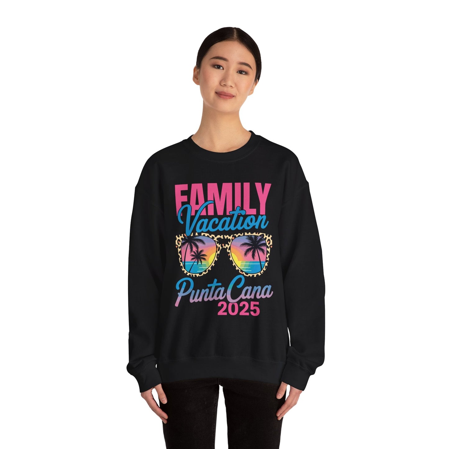 Family Vacation Punta Cana 2025 Matching Holiday Summer Sweatshirt