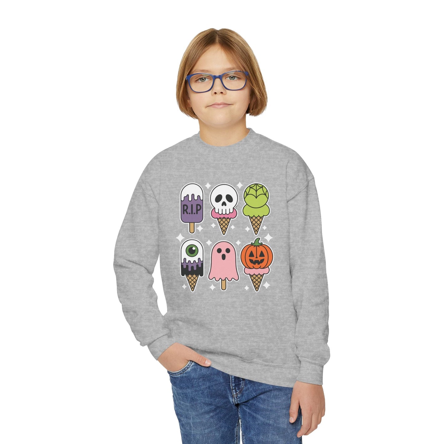 Horror Movie Summer Popsicle Halloween Ice Cream Summer-ween Sweatshirt