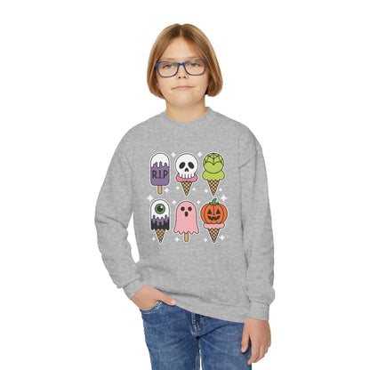 Horror Movie Summer Popsicle Halloween Ice Cream Summer-ween Sweatshirt