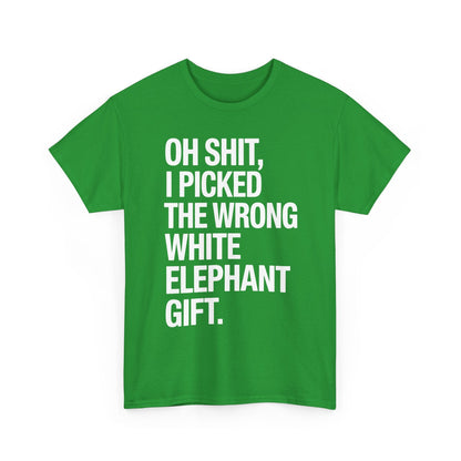 Oh Shit Funny White Elephant Gifts for Adults Under 15 20 T-Shirt