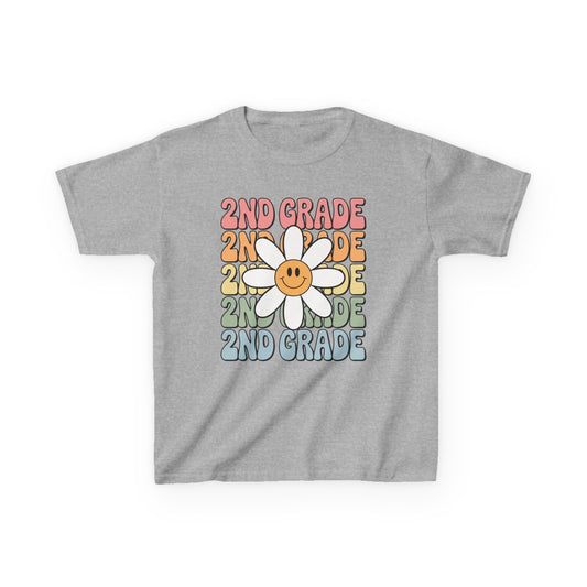 Groovy 2nd Grade Back To School First Day of Second Grade T-Shirt