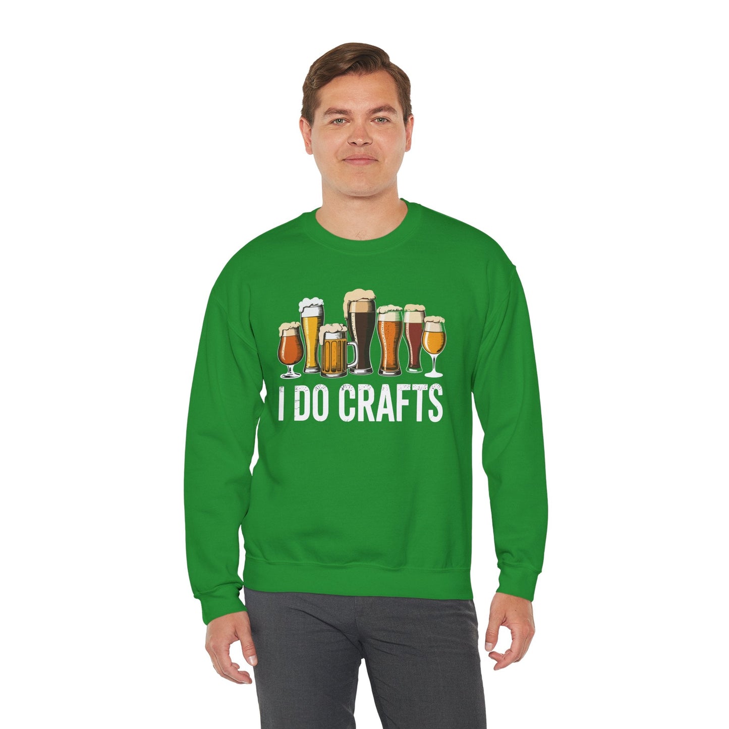 Craft Beer Vintage I Do Crafts Home Brew Art Sweatshirt