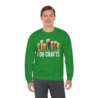 Craft Beer Vintage I Do Crafts Home Brew Art Sweatshirt