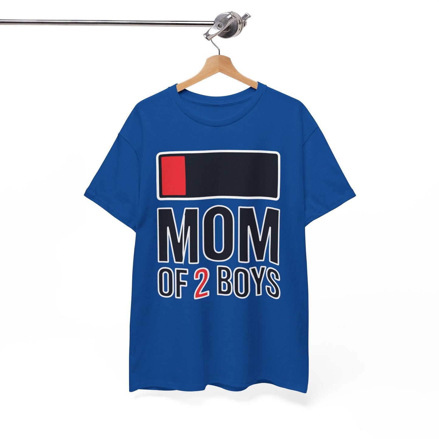 Mom of 2 Boys Gift from Son Mothers Day Birthday Women T-Shirt