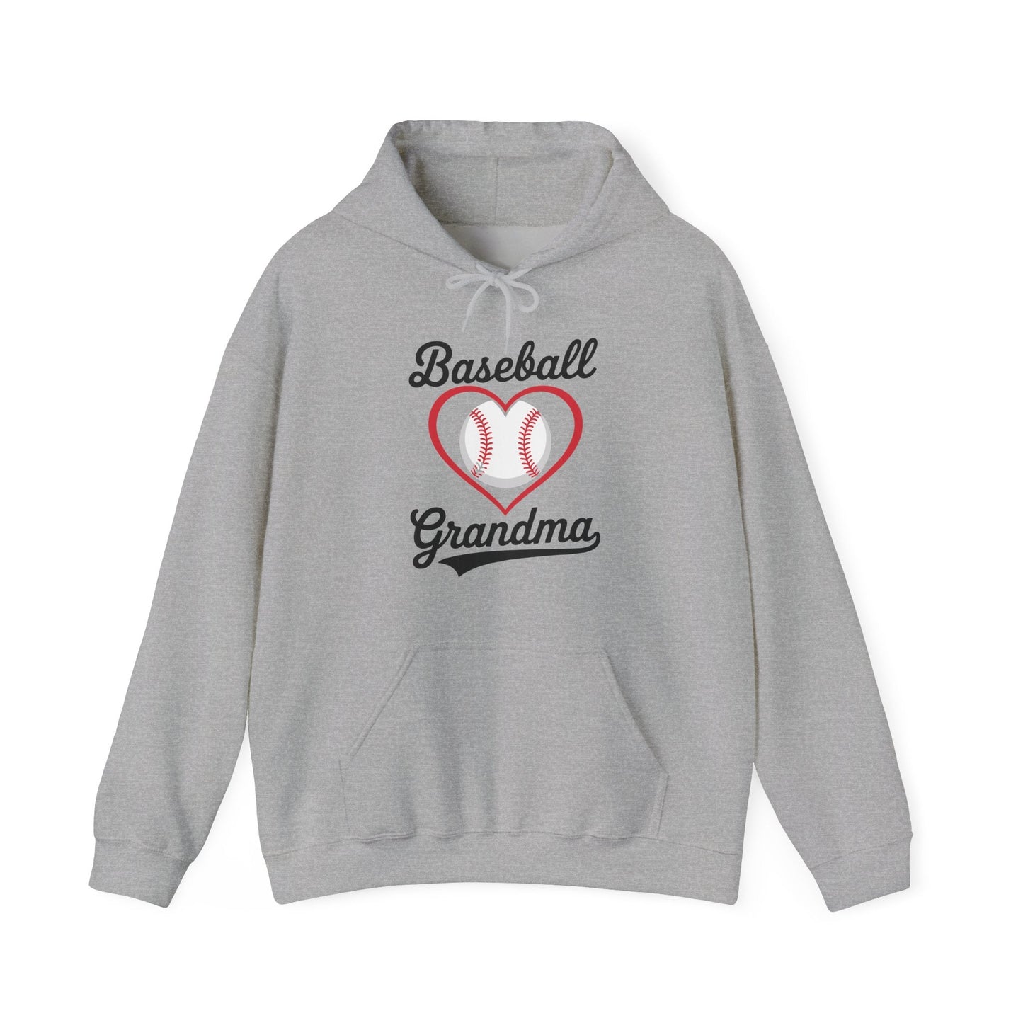 Hoodie Baseball Grandma Heart Design Mother's Day Gift