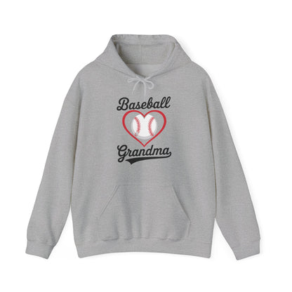 Hoodie Baseball Grandma Heart Design Mother's Day Gift