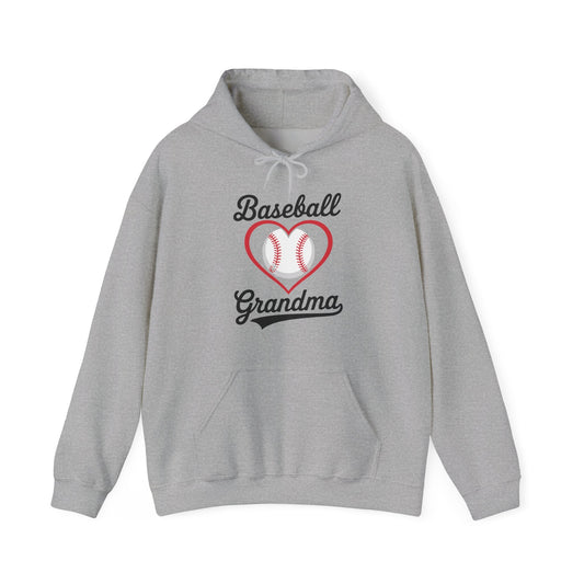 Hoodie Baseball Grandma Heart Design Mother's Day Gift