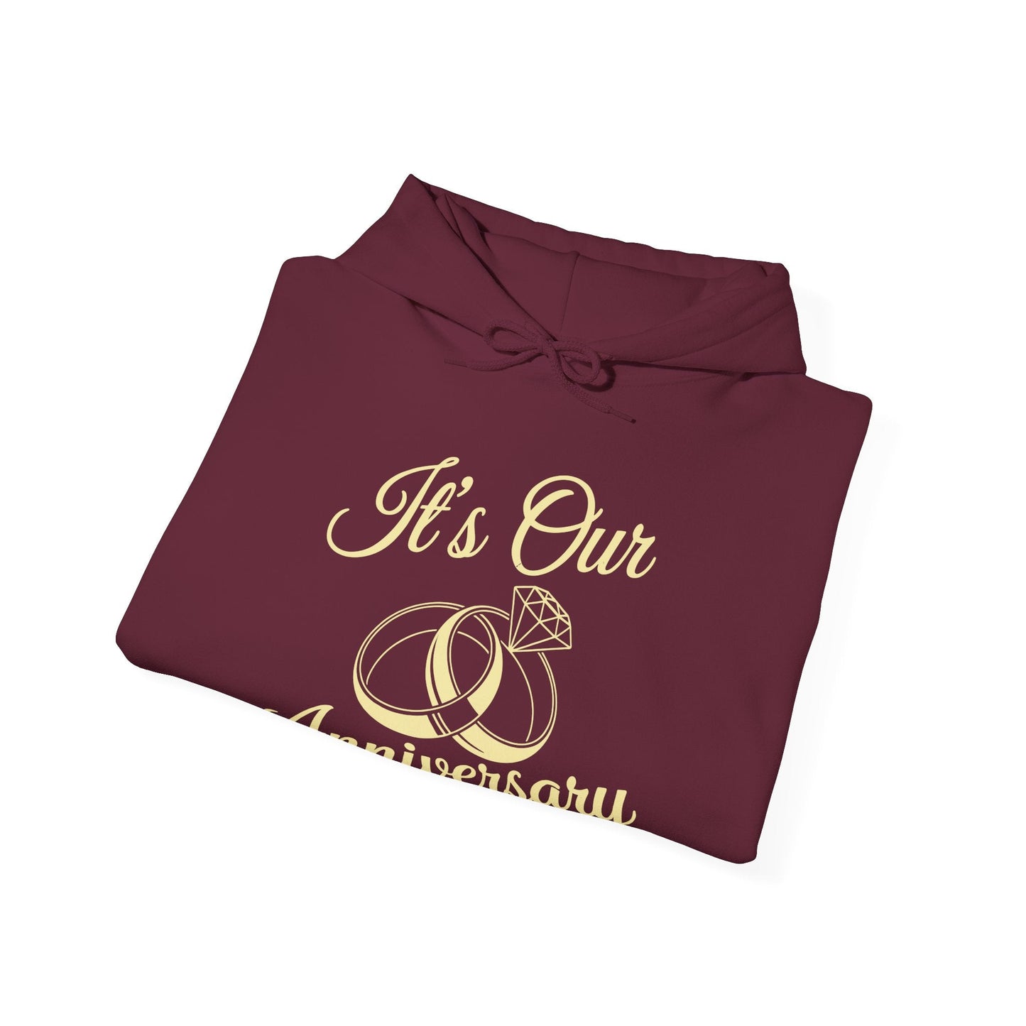 It's Our Anniversary Shirts for Married Couples Husband Wife Hoodie