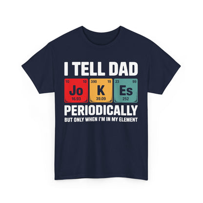 I Tell Dad Jokes Periodically Element Vintage Father's Day T-Shirt