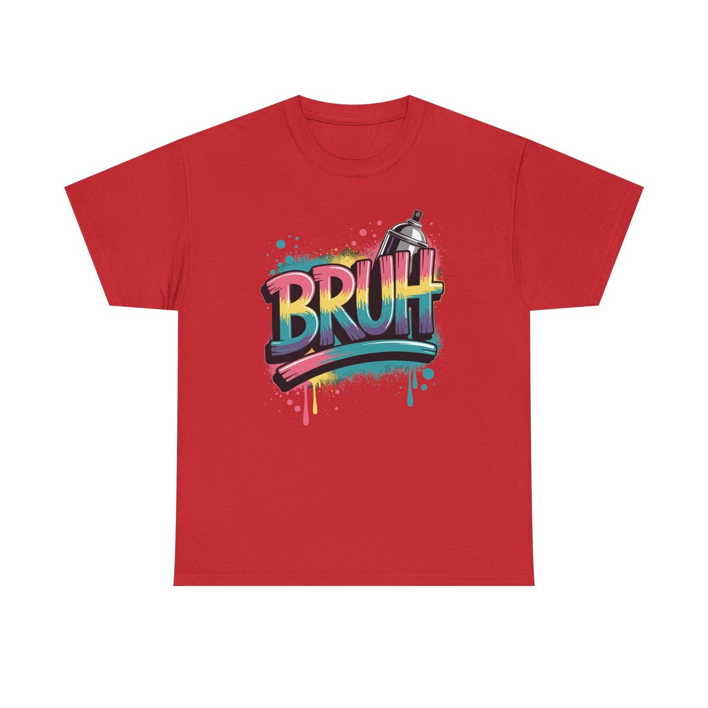 Bruh Graffiti Funny Saying Street Art Meme Men Boys T-Shirt