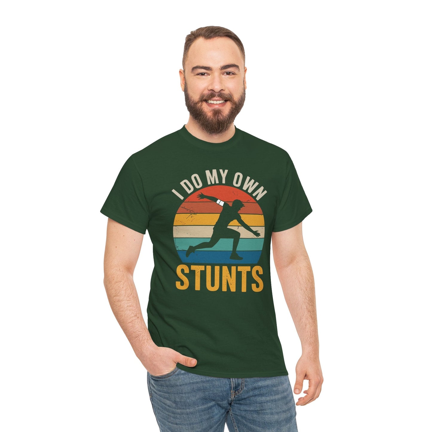 Funny I Do All My Own Stunts Broken Bones T-Shirt