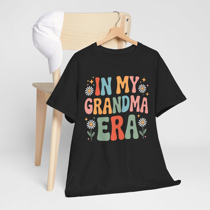 In My Grandma Era Funny Sarcastic Groovy Retro Mothers Day T-Shirt