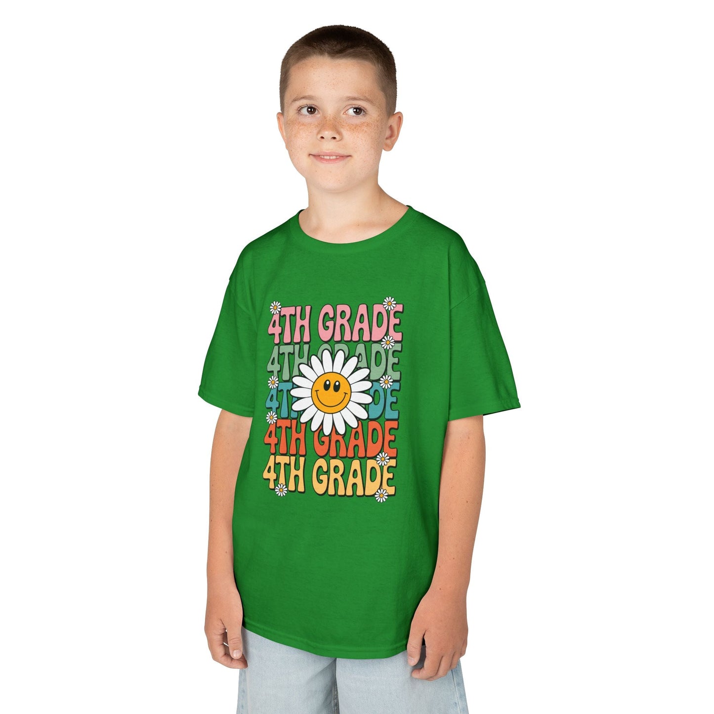 Groovy 4th Grade Back To School First Day of Fourth Grade T-Shirt