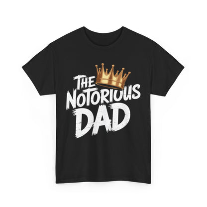 Old School Funny Hip Hop Fathers Day Notorious Dad T-Shirt