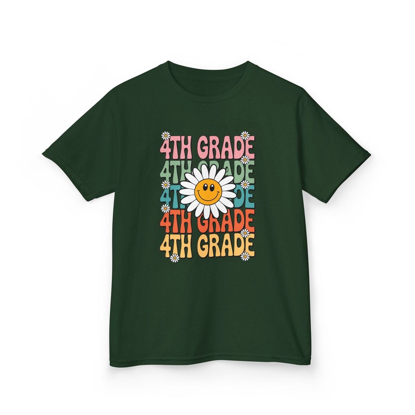 Groovy 4th Grade Back To School First Day of Fourth Grade T-Shirt