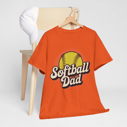 Funny Fathers Day Softball Dad Gift From Daughter Son Wife T-Shirt